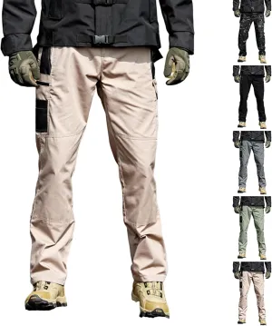 Flexcamo - Tactical Waterproof Pants Men Lightweight Hiking Work Pants Construction Carpenter Mencomfy Cargo Pants