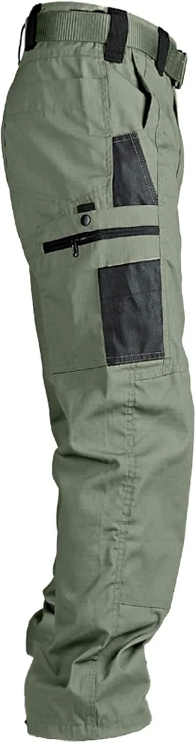 Flexcamo - Tactical Waterproof Pants Men Lightweight Hiking Work Pants Construction Carpenter Mencomfy Cargo Pants