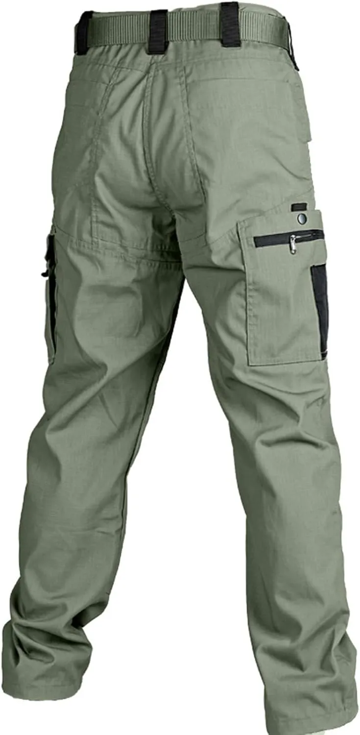 Flexcamo - Tactical Waterproof Pants Men Lightweight Hiking Work Pants Construction Carpenter Mencomfy Cargo Pants