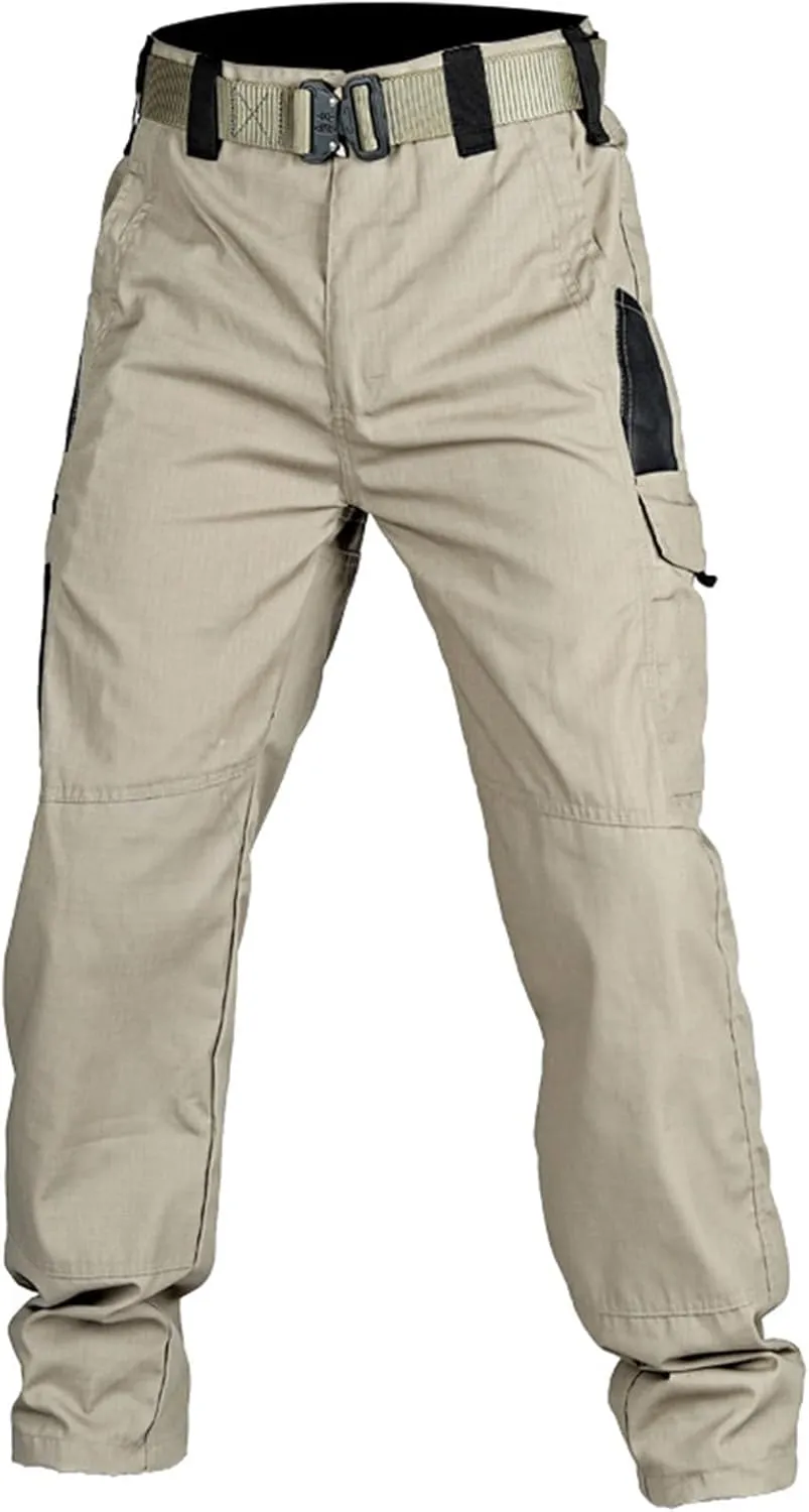Flexcamo - Tactical Waterproof Pants Men Lightweight Hiking Work Pants Construction Carpenter Mencomfy Cargo Pants
