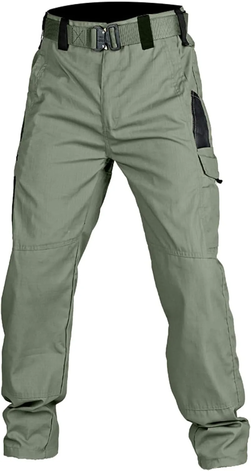 Flexcamo - Tactical Waterproof Pants Men Lightweight Hiking Work Pants Construction Carpenter Mencomfy Cargo Pants