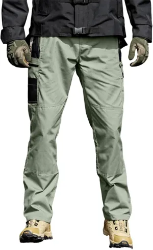 Flexcamo - Tactical Waterproof Pants Men Lightweight Hiking Work Pants Construction Carpenter Mencomfy Cargo Pants
