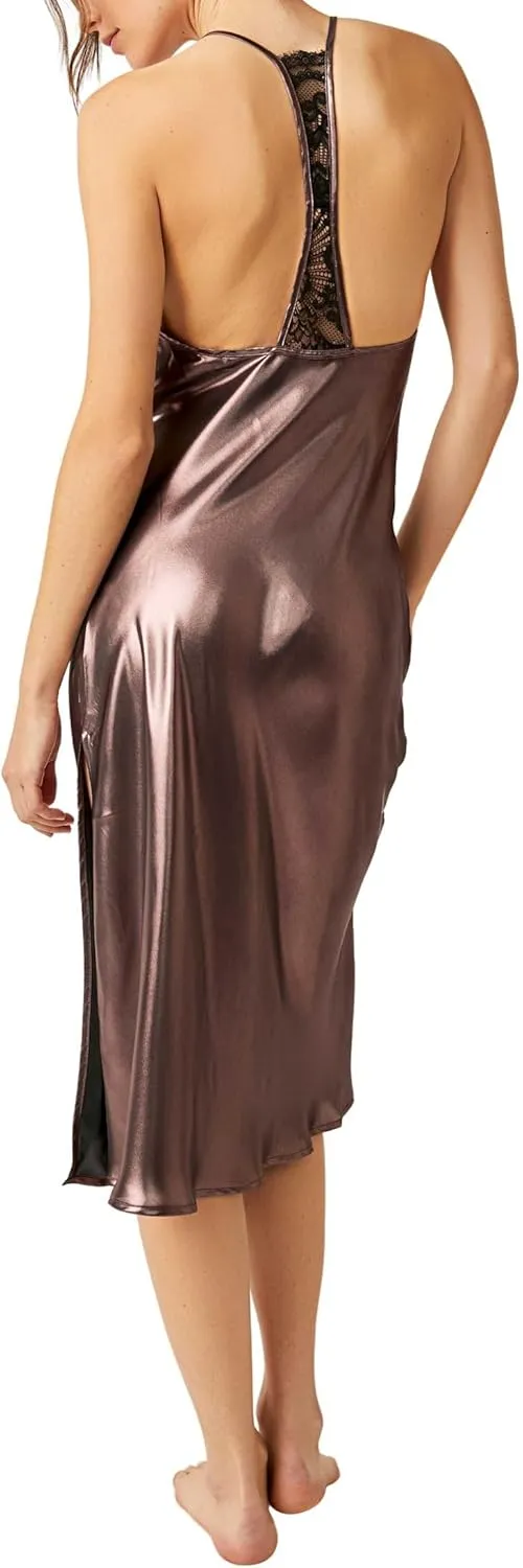 Free People Sunset Shimmer Midi Slip