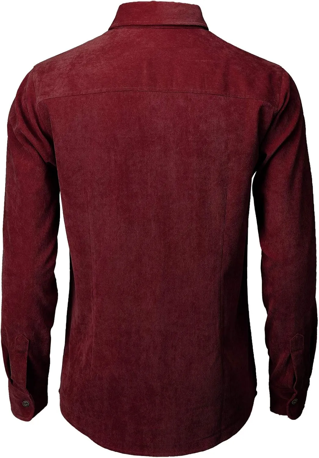 H2H Men's Casual Shirt Long Sleeve Classic Woven Shirt Thermal Shirt