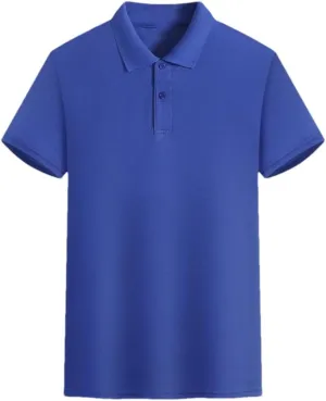 Hamthuit Mens Short Sleeve Polo Shirt Casual Slim Fit Tee Basic Cotton Shirt for Man Casual Shirt