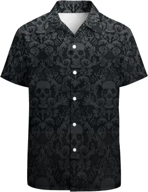 Hawaiian Shirt for Men Casual Button Down Shirt Short Sleeve Aloha Beach Shirt Party Shirt