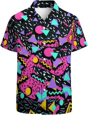 Hawaiian Shirt for Men Casual Button Down Shirt Short Sleeve Aloha Beach Shirt Party Shirt
