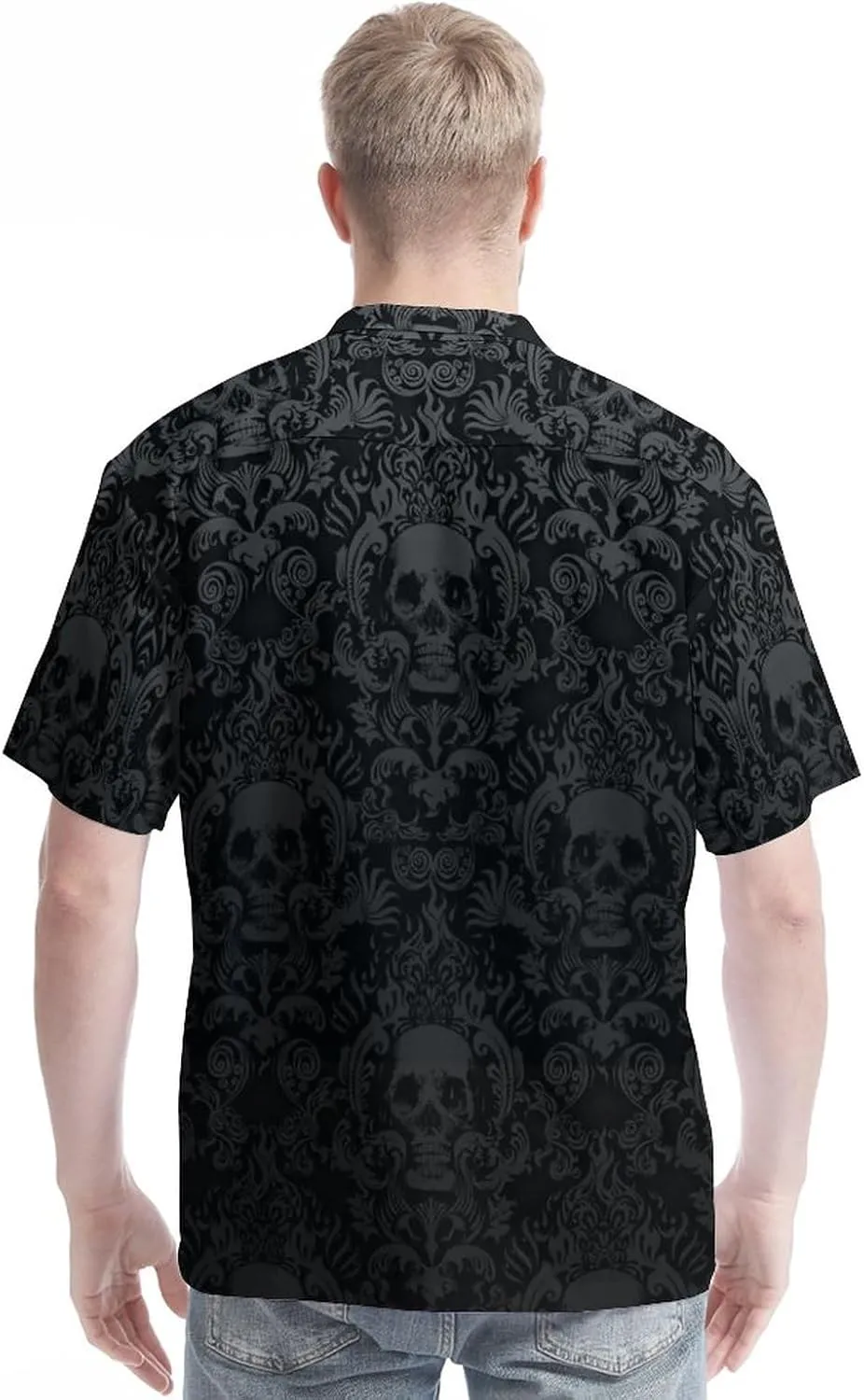 Hawaiian Shirt for Men Casual Button Down Shirt Short Sleeve Aloha Beach Shirt Party Shirt