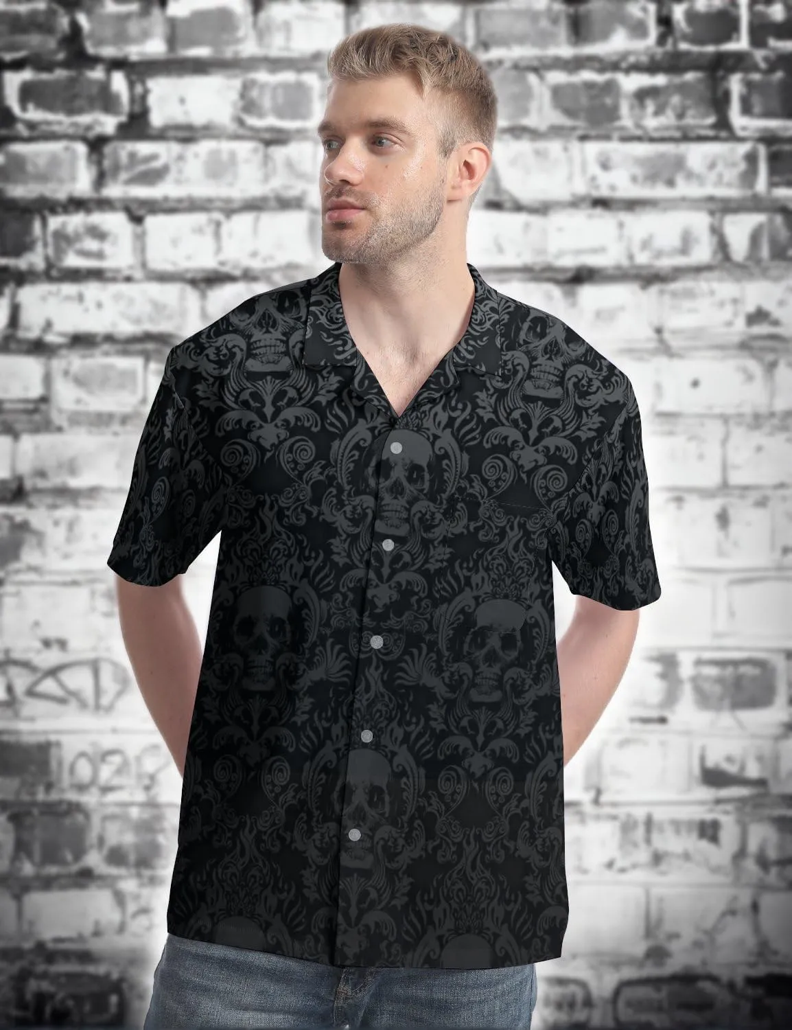 Hawaiian Shirt for Men Casual Button Down Shirt Short Sleeve Aloha Beach Shirt Party Shirt