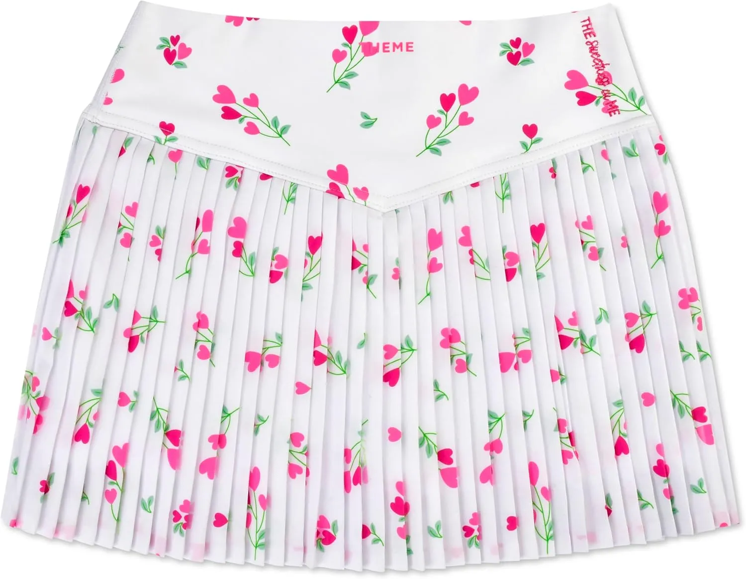 iscream   Theme NYC Big Girls Spandex Blend Stretchy Pleated Skort for Casual and Sports Wear
