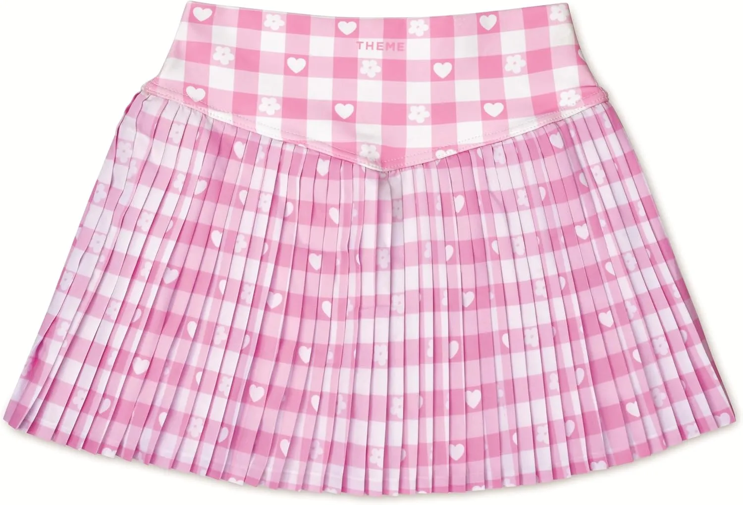 iscream   Theme NYC Big Girls Spandex Blend Stretchy Pleated Skort for Casual and Sports Wear