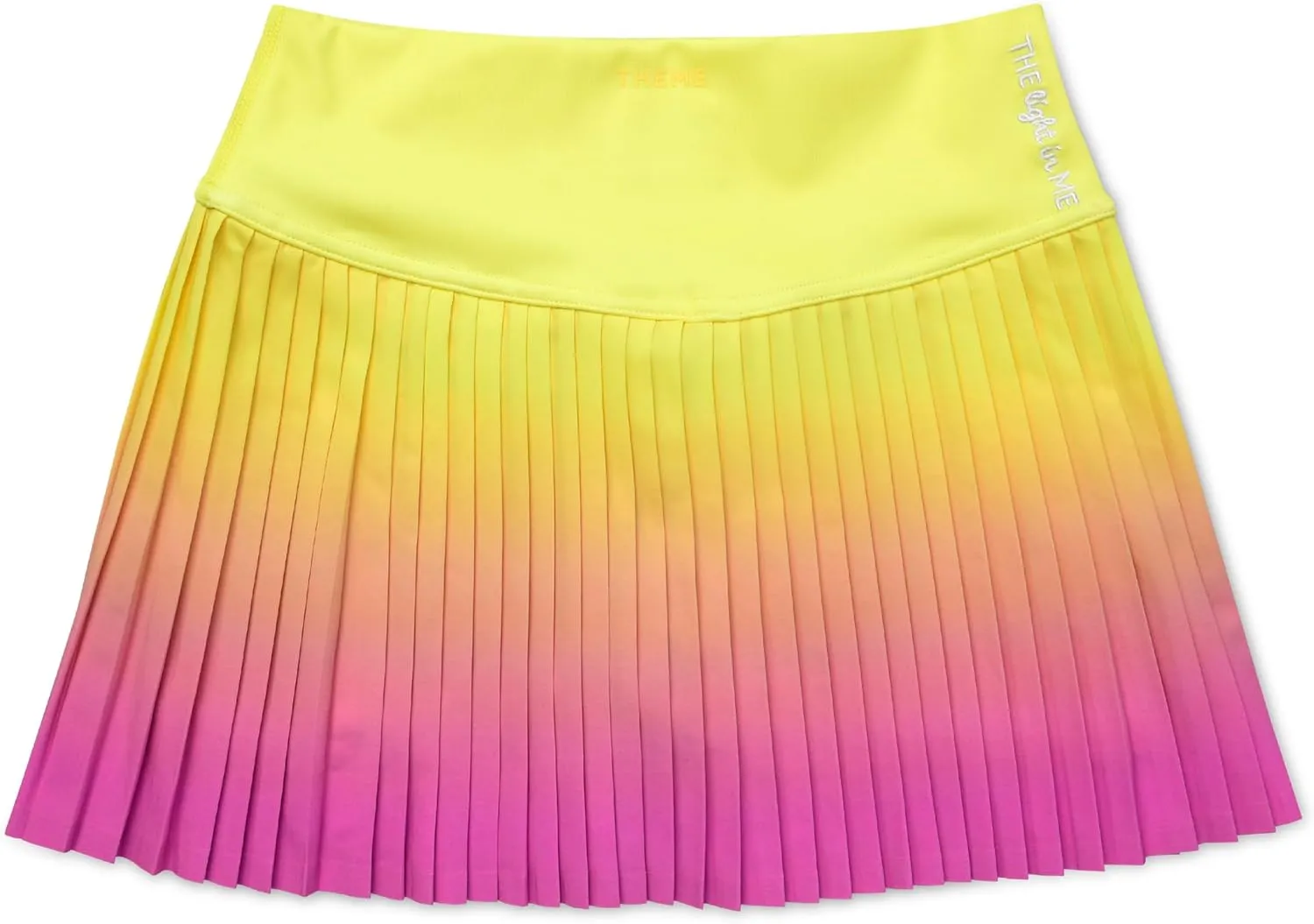 iscream   Theme NYC Big Girls Spandex Blend Stretchy Pleated Skort for Casual and Sports Wear