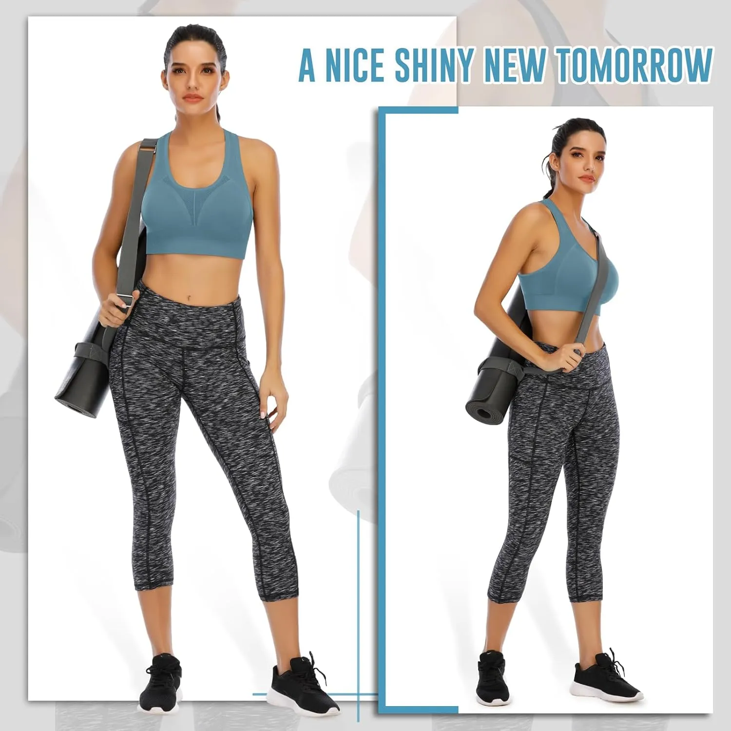IUGA Sports Bras for Women High Impact Racerback Sports Bra Seamless Padded Sports Bra Yoga Bras Workout Bra Activewear Bra