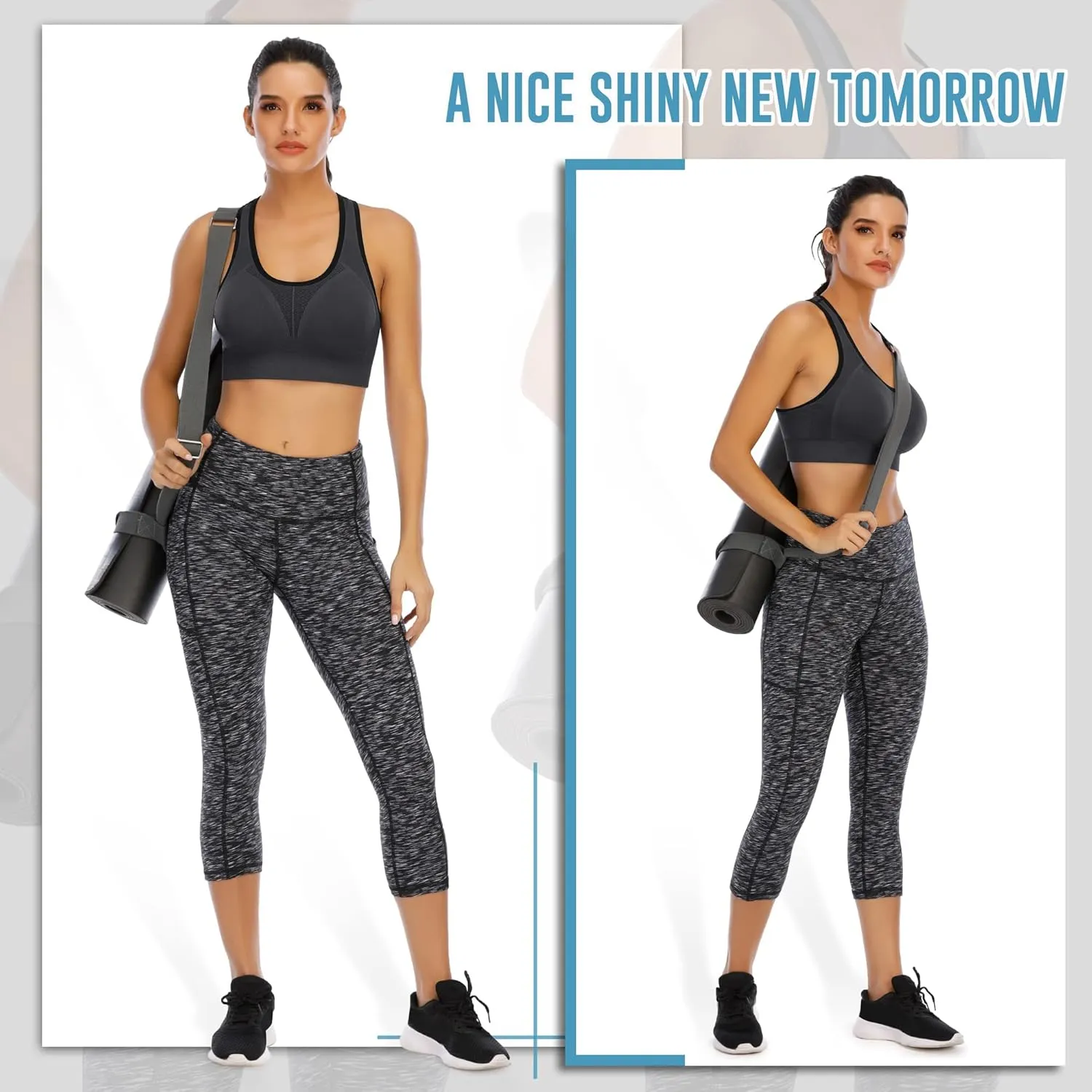 IUGA Sports Bras for Women High Impact Racerback Sports Bra Seamless Padded Sports Bra Yoga Bras Workout Bra Activewear Bra