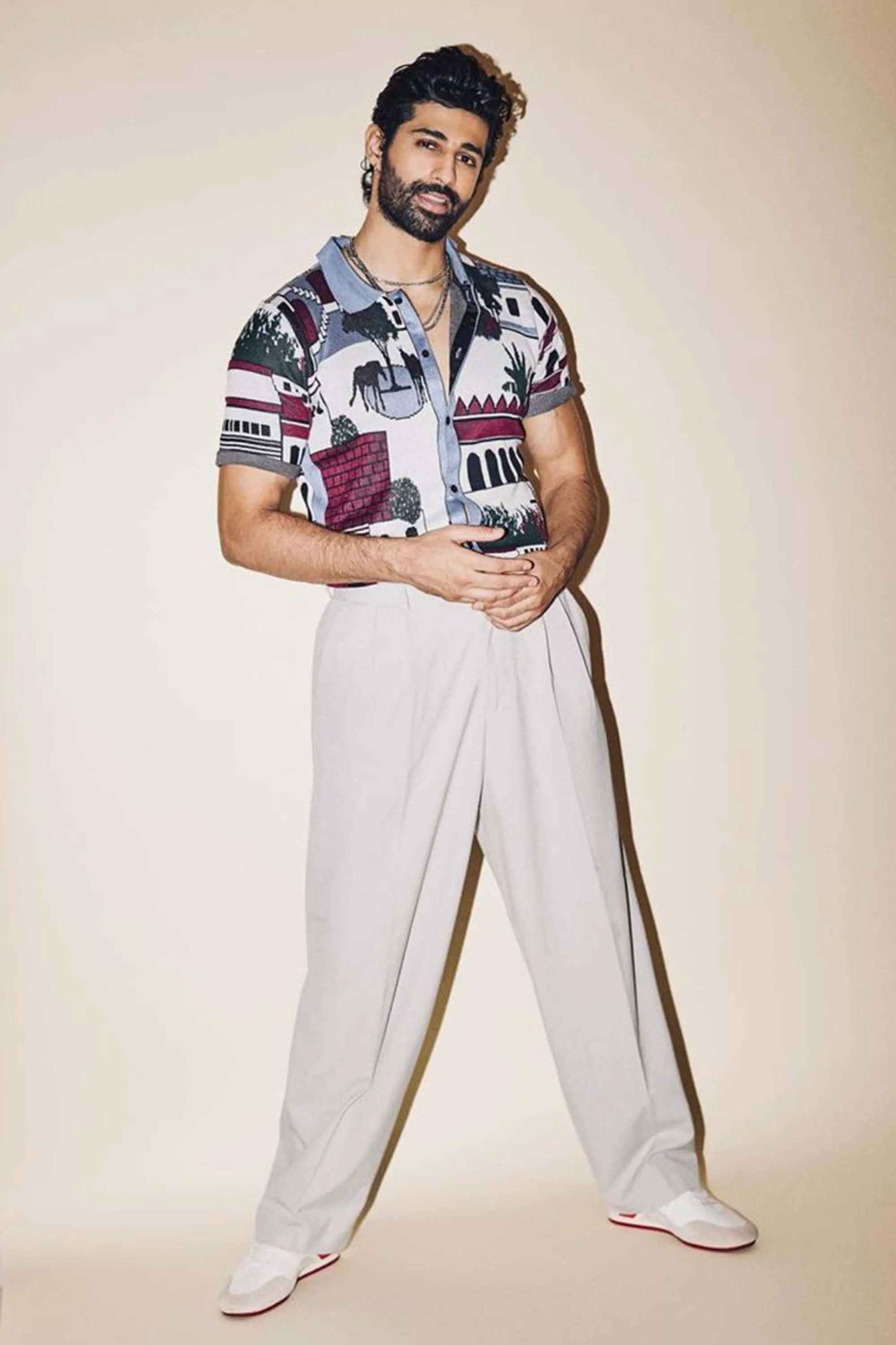 Jaiscape Jacquard-Knit Polo