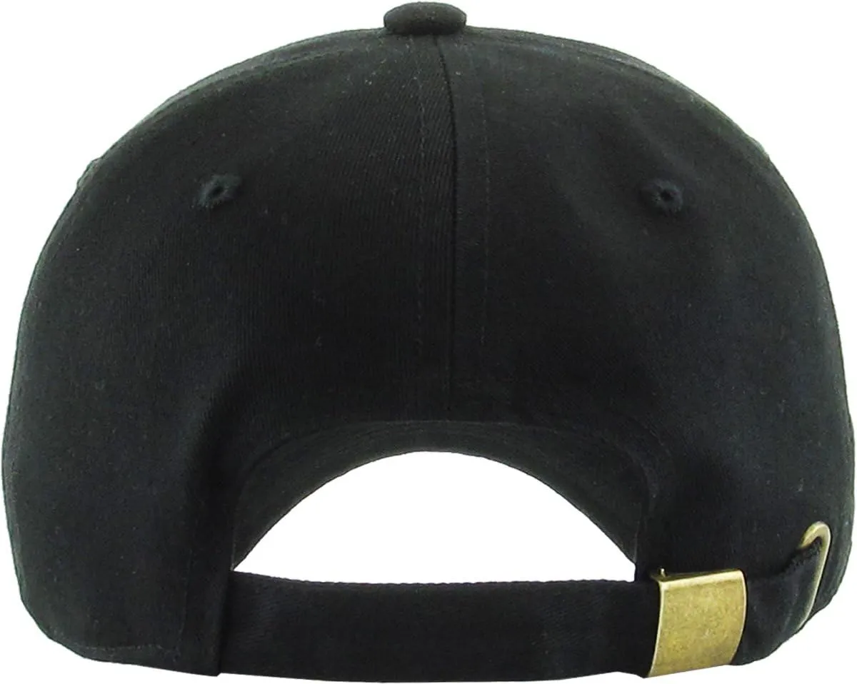 KBETHOS Classic Cotton Adjustable Low Crown Cotton Baseball Cap
