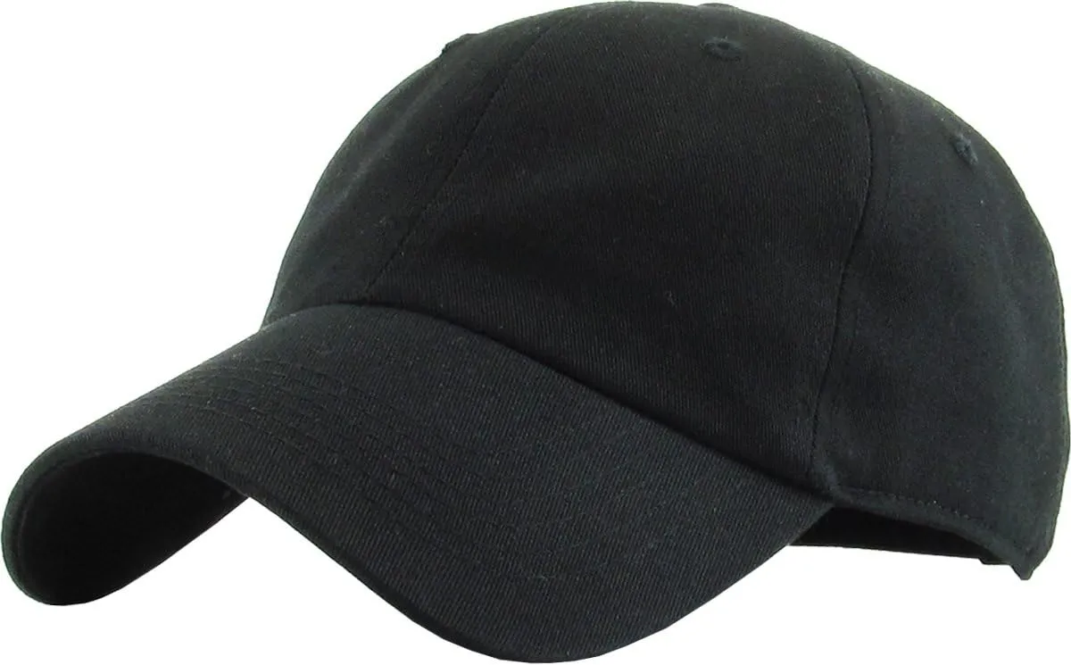 KBETHOS Classic Cotton Adjustable Low Crown Cotton Baseball Cap
