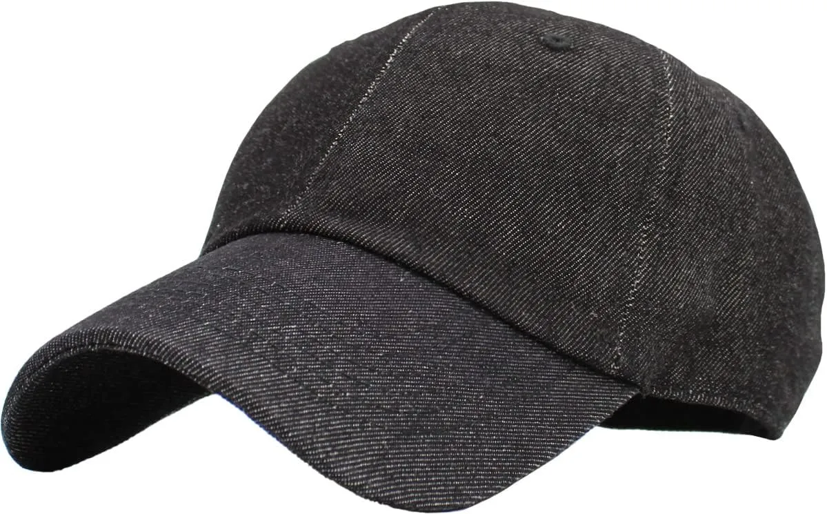 KBETHOS Classic Cotton Adjustable Low Crown Cotton Baseball Cap