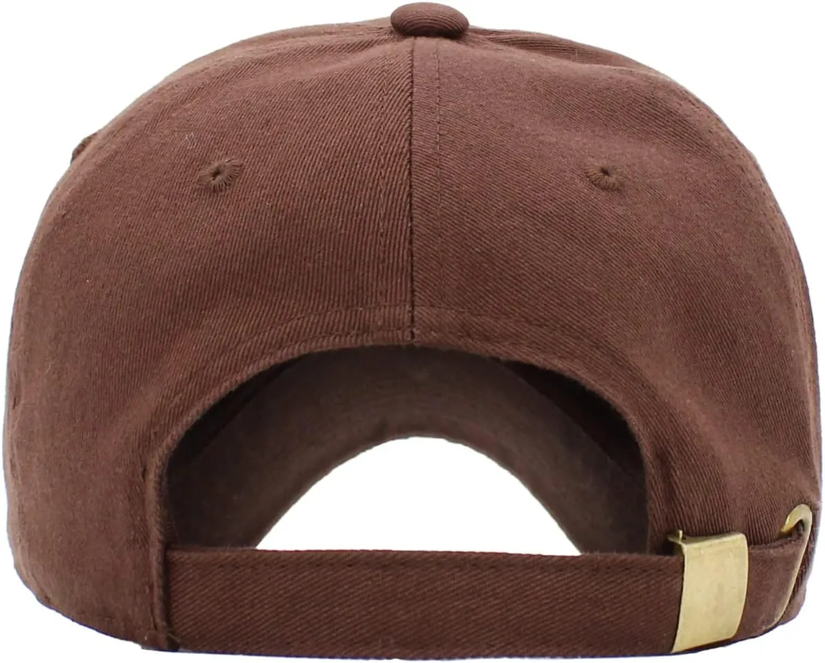 KBETHOS Classic Cotton Adjustable Low Crown Cotton Baseball Cap
