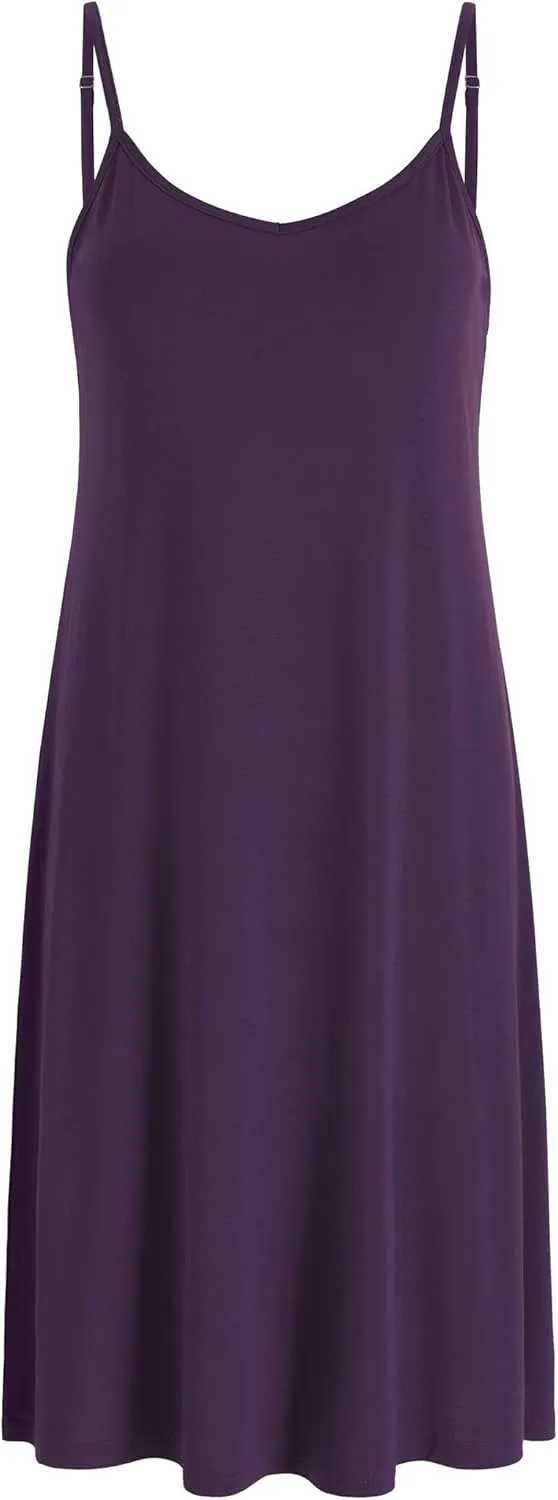 Latuza Women's Viscose Slip Sleep Dress Sleeveless Nightgown