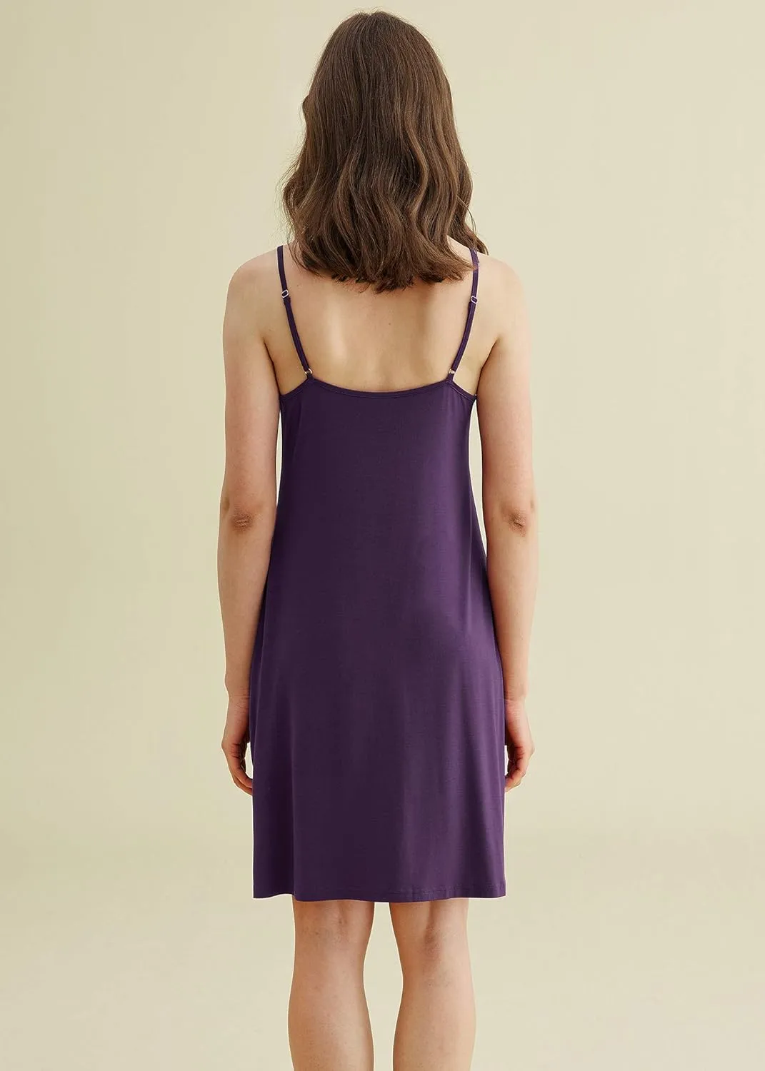 Latuza Women's Viscose Slip Sleep Dress Sleeveless Nightgown