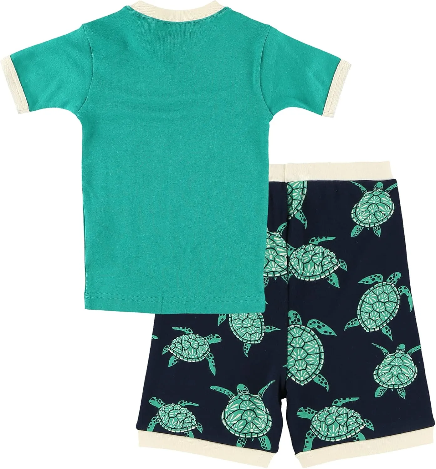 Lazy One Short-Sleeved Summer Pajama Set for Girls and Boys, Kid Pajama Set