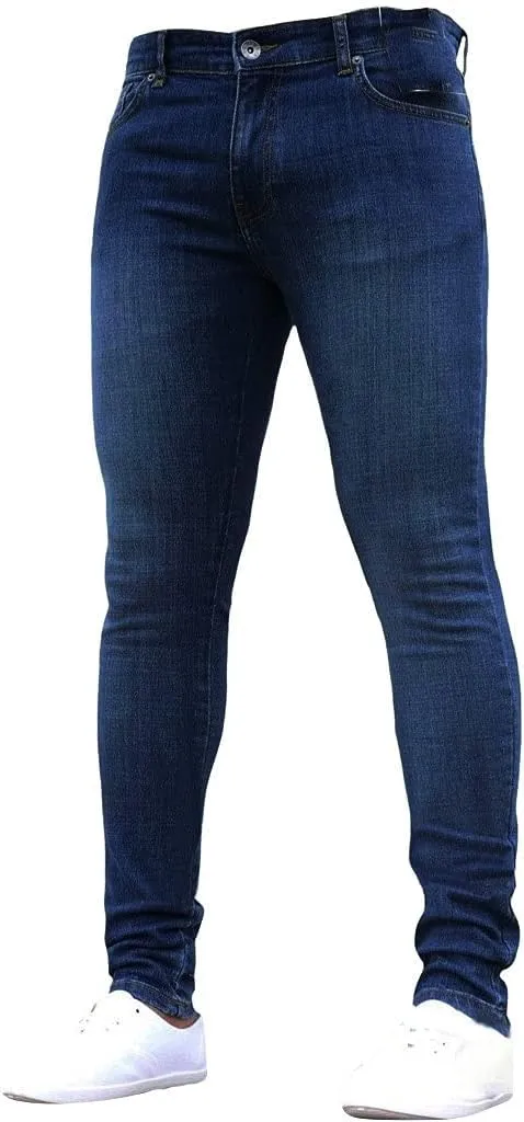 Leg Men's Pants Plus-Size Street Hip Hop Loose Work Long Trousers Jeans Pants Mens Jeans Men Jeans Regular Fit Jeans