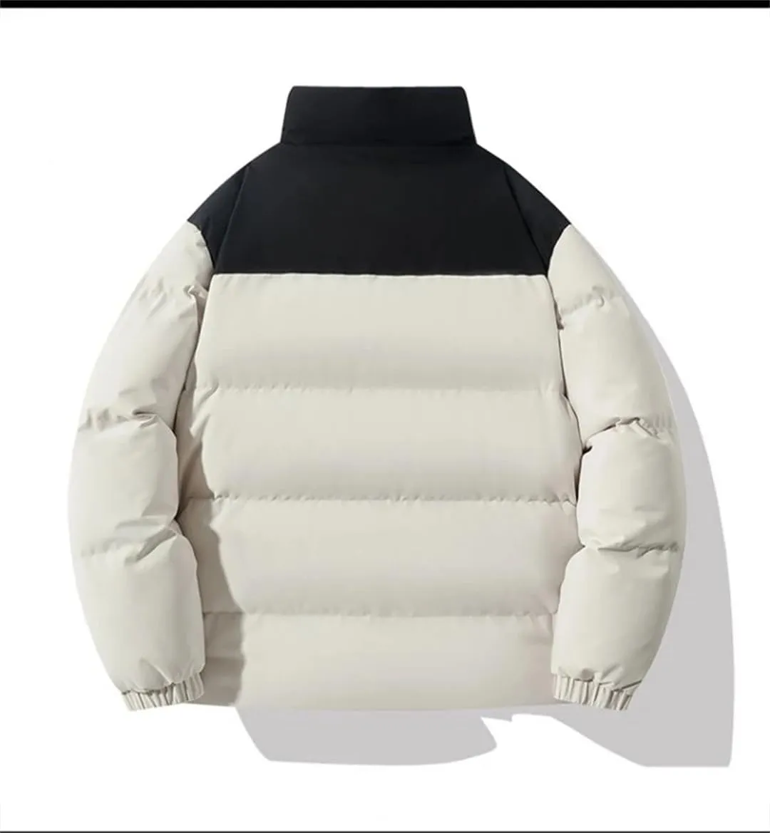 Men Cotton Padded Jacket Thick Cotton Padded Coats Winter Warm Cotton Padded Parkas Overcoat