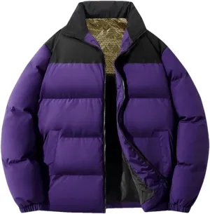Men Cotton Padded Jacket Thick Cotton Padded Coats Winter Warm Cotton Padded Parkas Overcoat