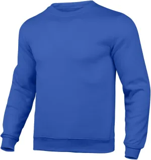 Mens 2024 Casual Crewneck Long Sleeve Hoodless Sweatshirt Pullover Sweatshirts Casual Long Sleeve Shirts