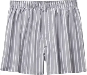 Men's Boxer Shorts Classic Woven Stretchy Breathable Relaxed Fit Underwear Casual Loose Fit Plus Size Sleepwear Pants