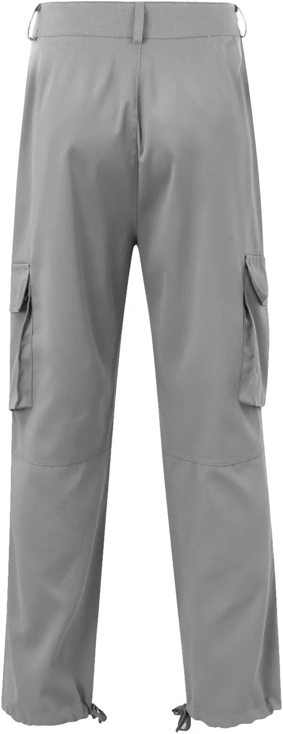 Mens Cargo Pants Casual Joggers Athletic Pants Cotton Loose Fit Straight Sweatpants Cargo Trouser Hiking Pants