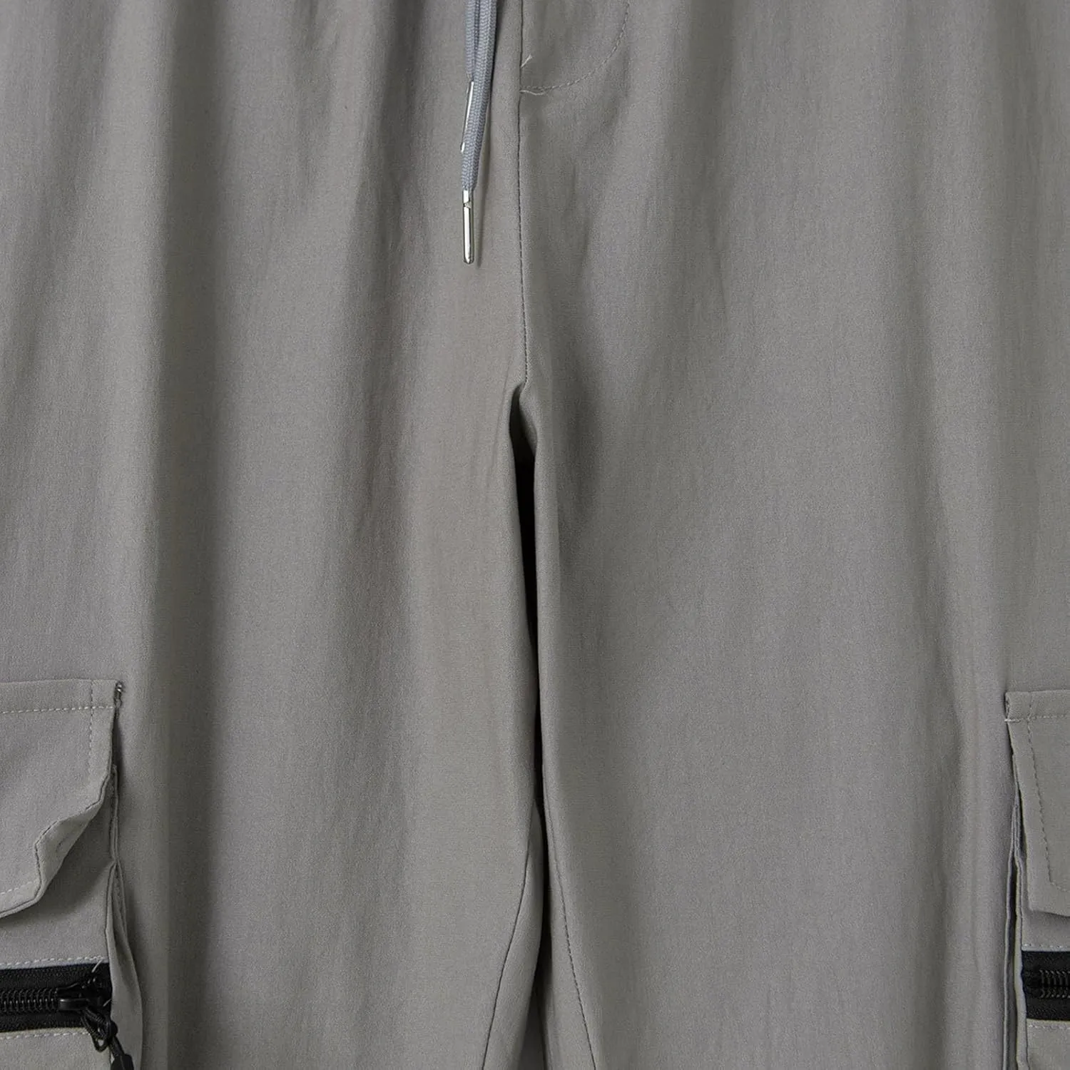 Mens Cargo Pants Lightweight Elastic Waist Pants Regular fit Jogger Pants Outdoor Hiking Pants Gym Pants with Pockets