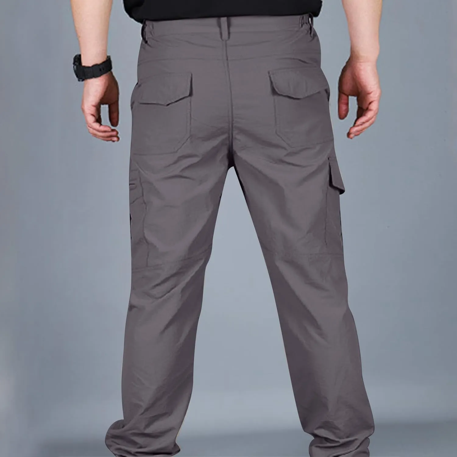 Mens Cargo Pants Tactical Waterproof Pants Big and Tall Baggy Workout Trouser Work Hiking Pants Outdoor Apparel