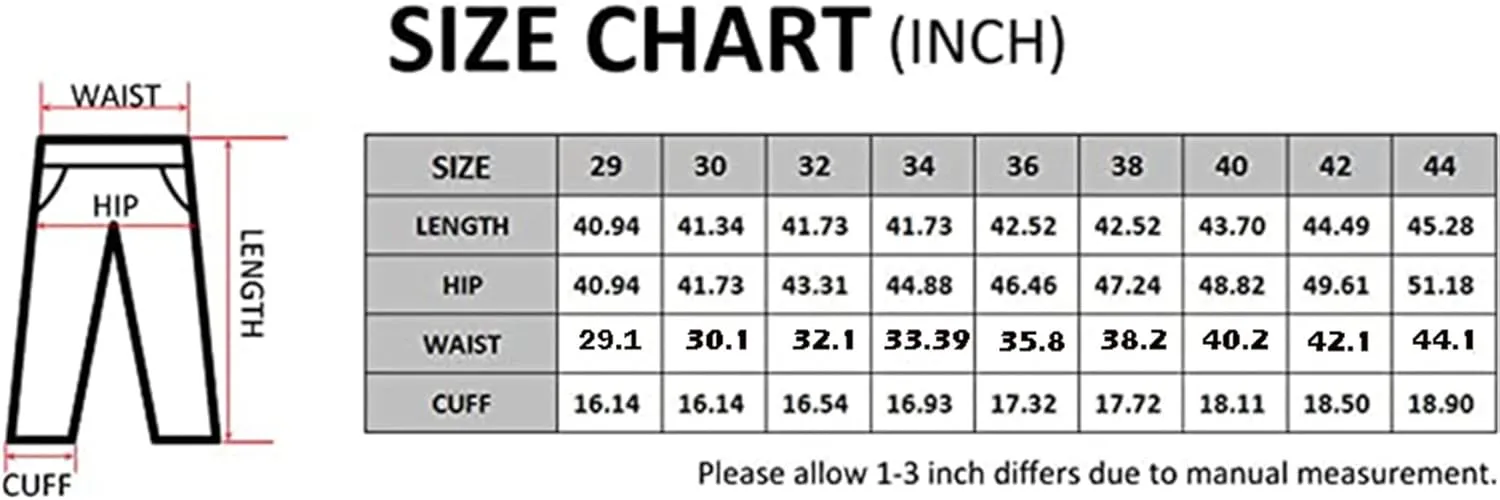 Men's Casual Drawstring Cotton Cargo Pants Fashion Joggers Sports Pants Gym Sweatpants Trousers Mens Long Pant (40,Claret)