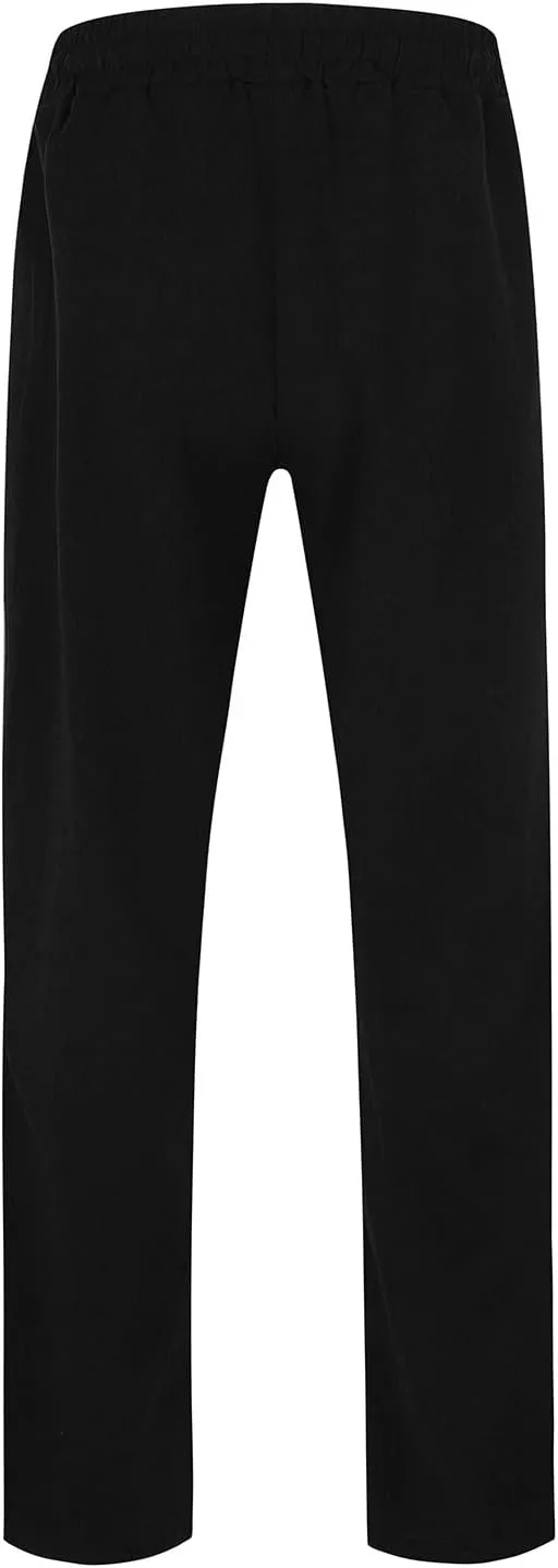 Mens Casual Linen Pants Workout Athletic Joggers Loose and Light Trousers Lightweight Pant Leisure and Daily Wear