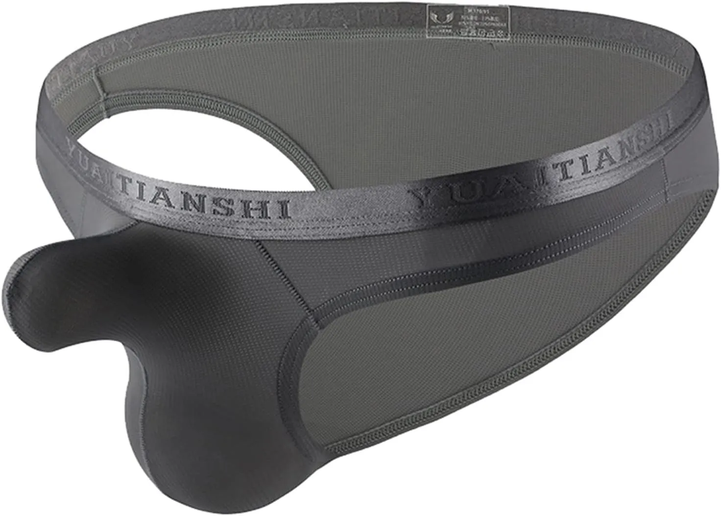 Men's Classic Separated Pouch Boxer shorts,Enhancing Bulge Pouch Erotic Underwear,Stretch Fabric Multiway Briefs