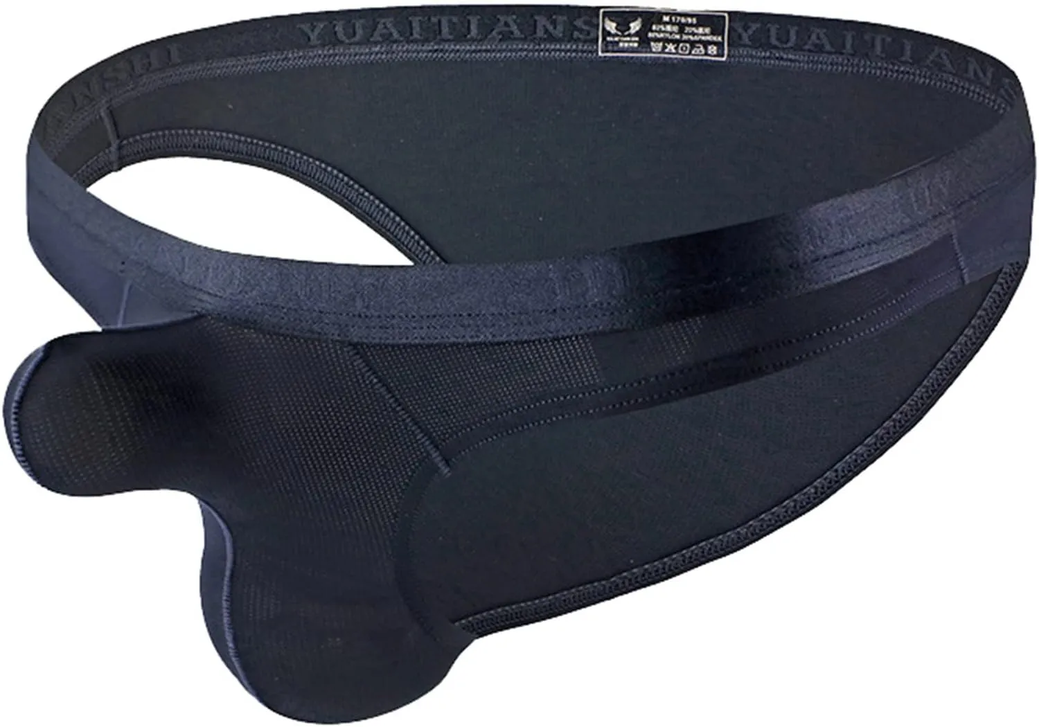 Men's Classic Separated Pouch Boxer shorts,Enhancing Bulge Pouch Erotic Underwear,Stretch Fabric Multiway Briefs