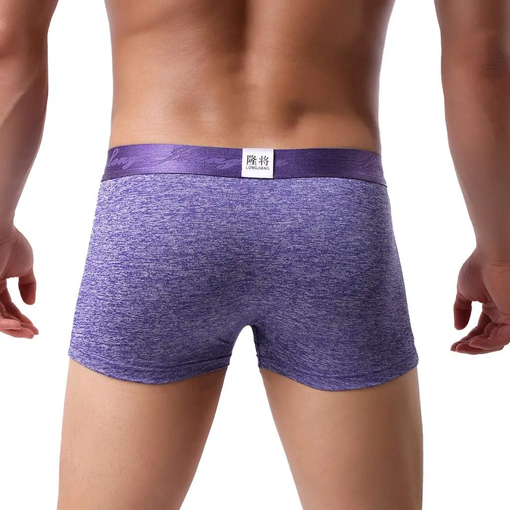 Men's Hammock Pouch Underwear Boxer Brief with Elephant Trunk Classic Sissy Trunks Jockstrap Bulge Enhancement Soft