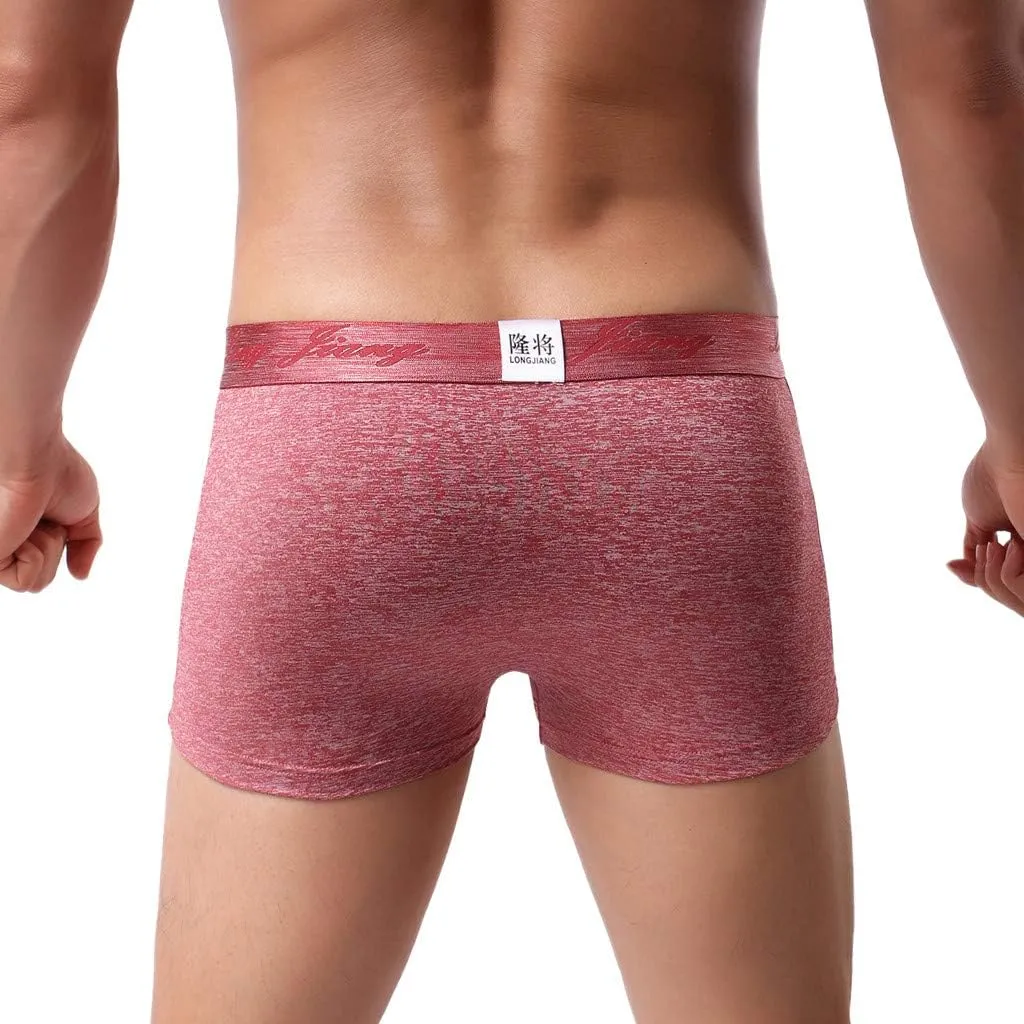 Men's Hammock Pouch Underwear Boxer Brief with Elephant Trunk Classic Sissy Trunks Jockstrap Bulge Enhancement Soft