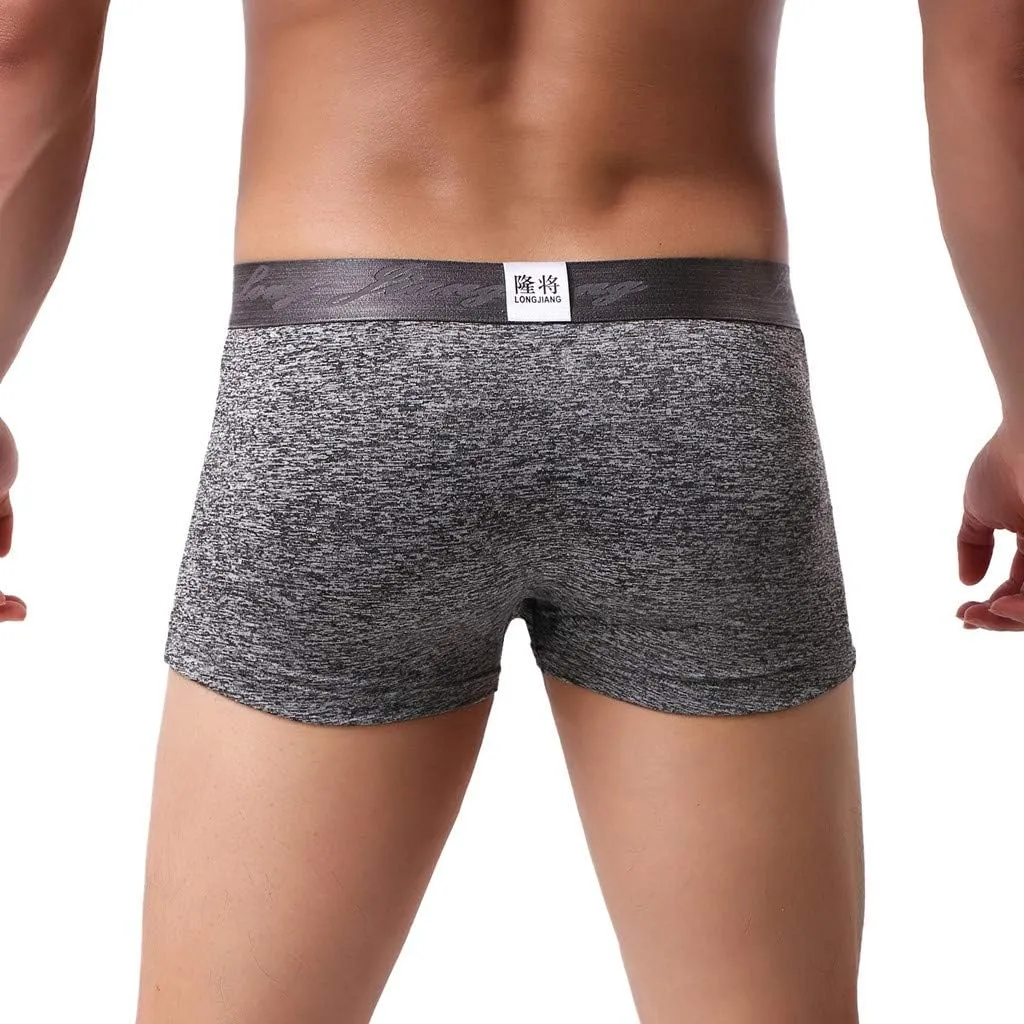 Men's Hammock Pouch Underwear Boxer Brief with Elephant Trunk Classic Sissy Trunks Jockstrap Bulge Enhancement Soft