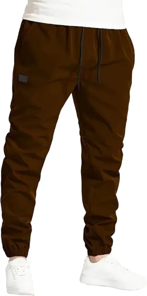 Men's Hiking Outdoor Track Sweatpants Casual Twill Track Jogging Pants Classic Cotton Chino Cargo Trousers