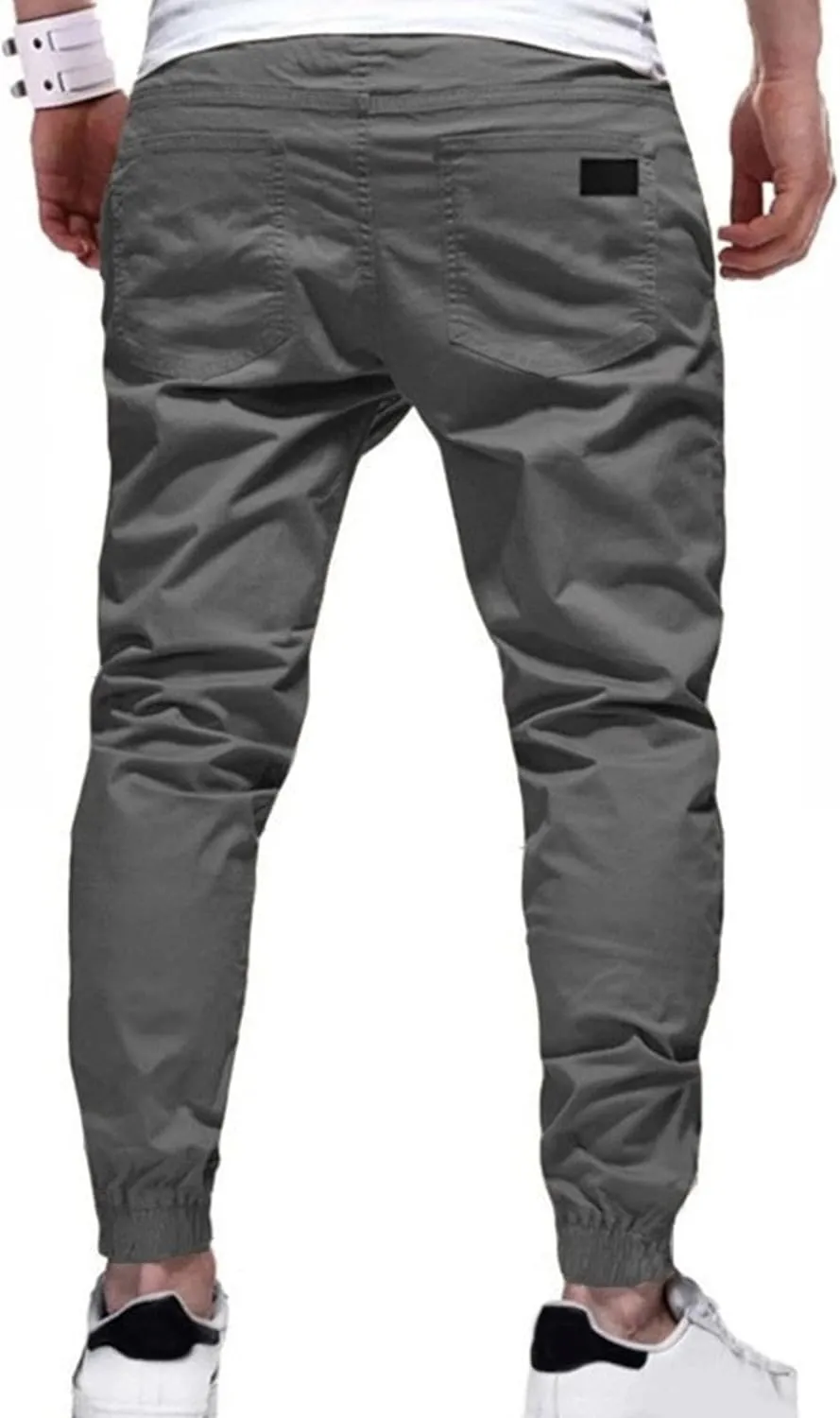 Men's Hiking Outdoor Track Sweatpants Casual Twill Track Jogging Pants Classic Cotton Chino Cargo Trousers
