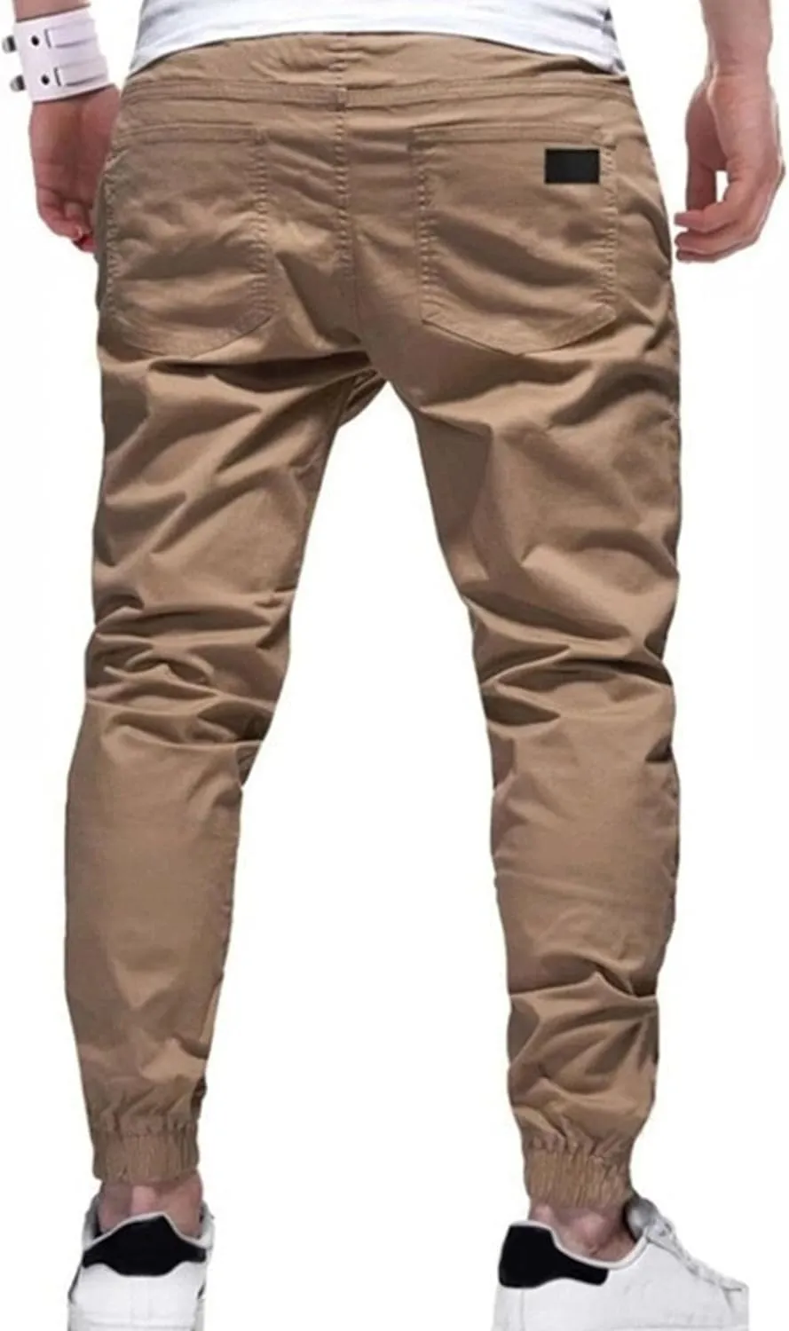Men's Hiking Outdoor Track Sweatpants Casual Twill Track Jogging Pants Classic Cotton Chino Cargo Trousers