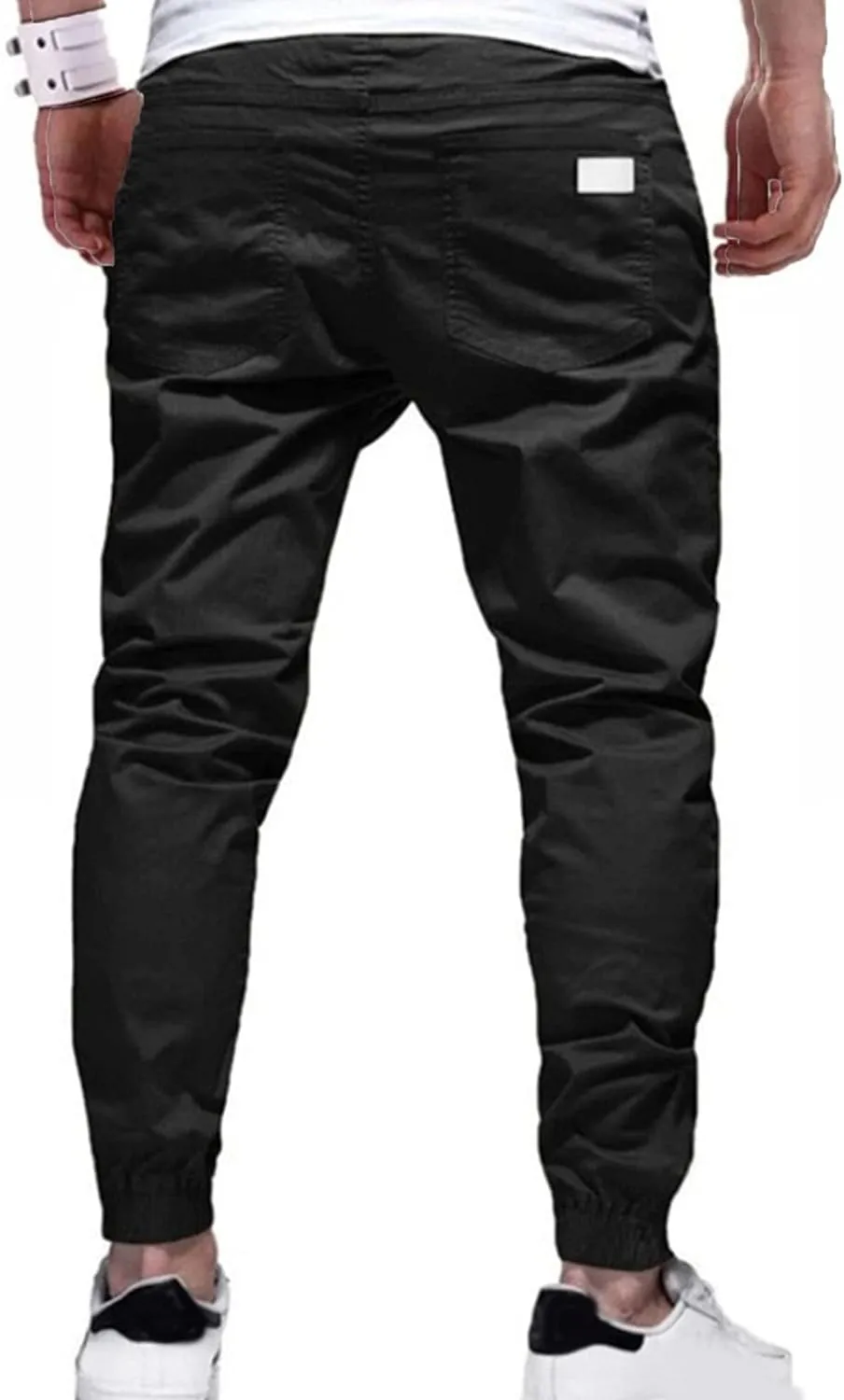 Men's Hiking Outdoor Track Sweatpants Casual Twill Track Jogging Pants Classic Cotton Chino Cargo Trousers