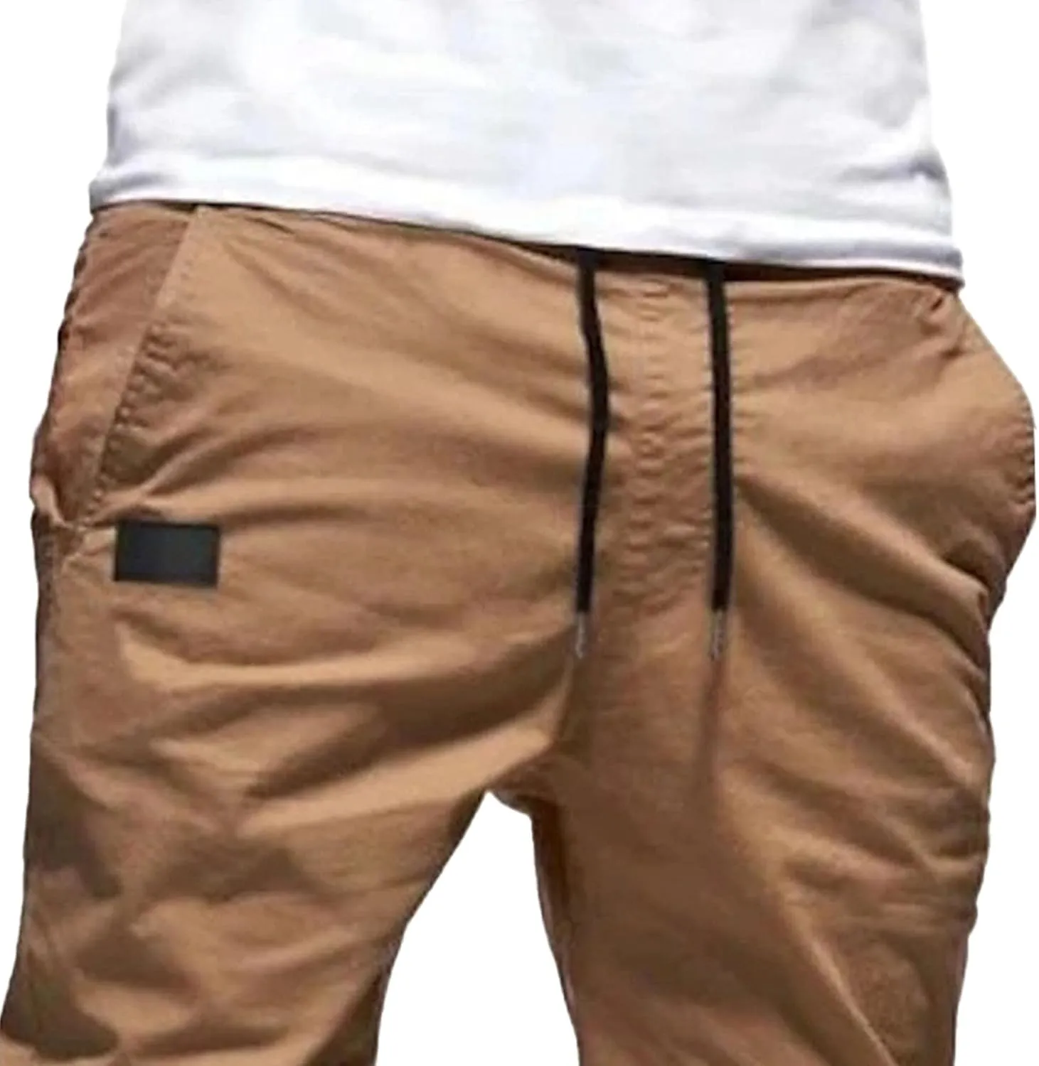 Men's Hiking Outdoor Track Sweatpants Casual Twill Track Jogging Pants Classic Cotton Chino Cargo Trousers
