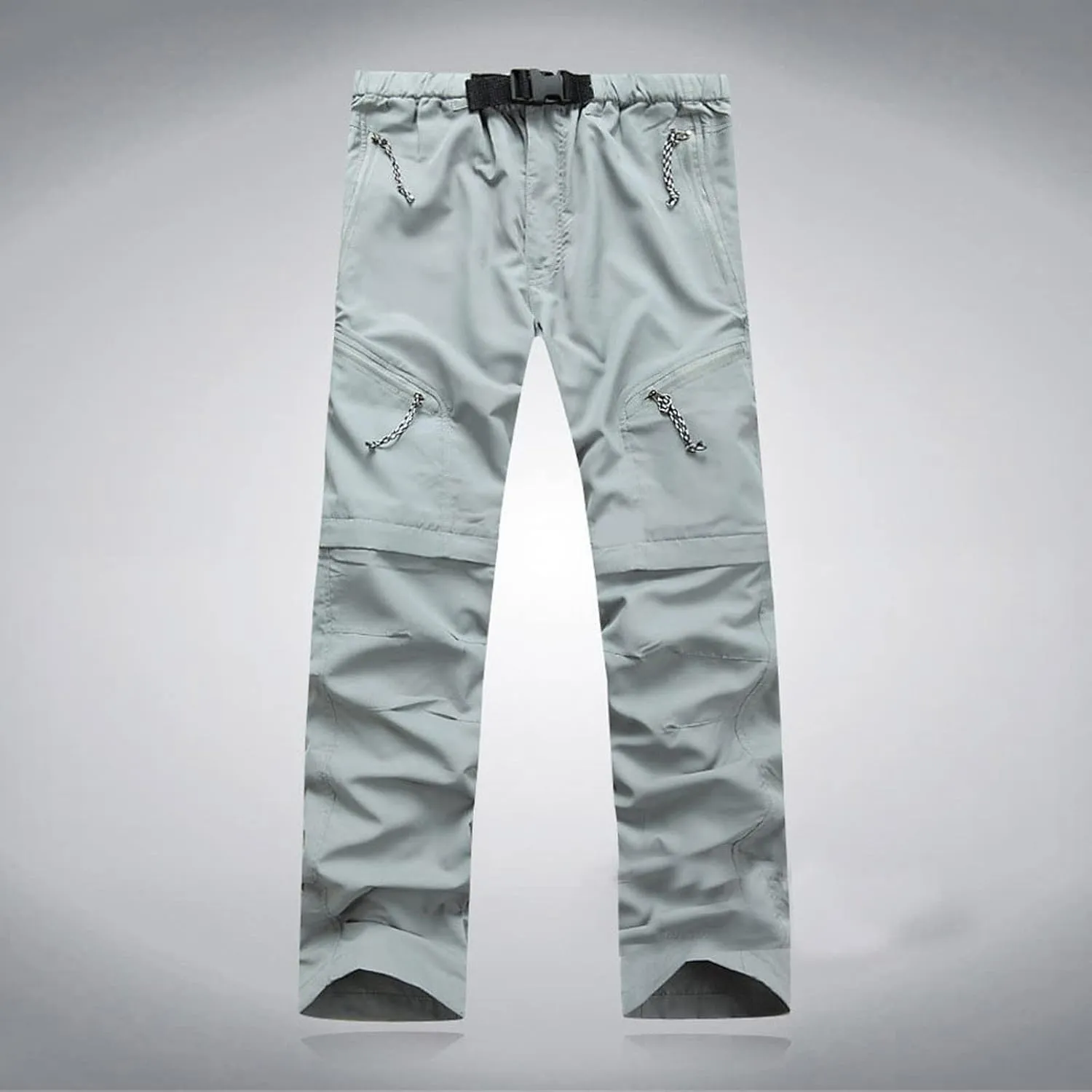 Men's Hiking Pants Zip Off Quick Dry Lightweight Cargo Pants Outdoor Travel Pants Stretch Athletic Pants Safari