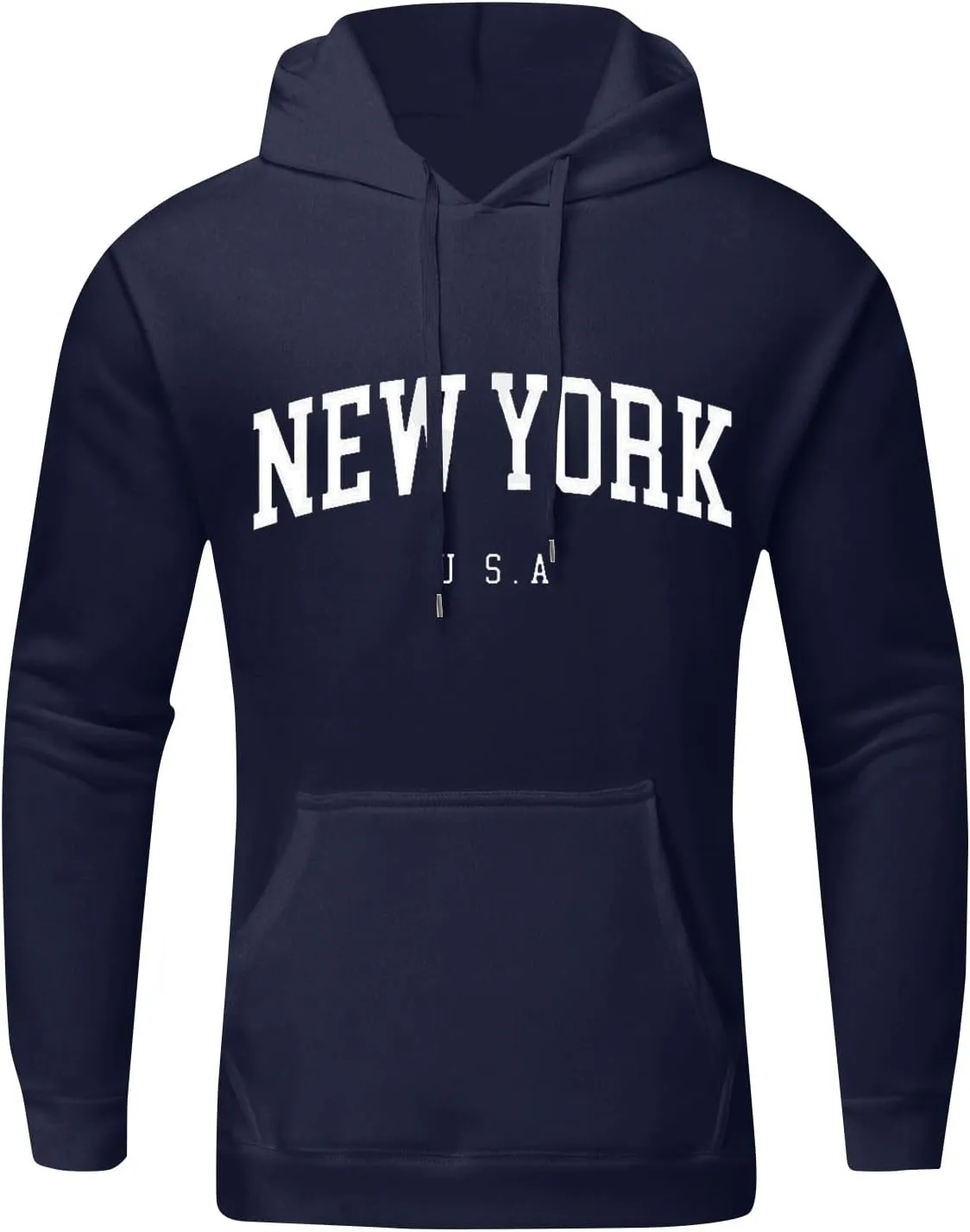 Mens Hoodies,Solid Color Letter Printed Hoodies Plus Size Loose Fit Sweatshirts Casual Graphic Sweatshirts
