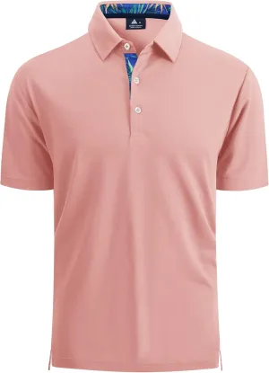 Men's Polo Shirt Short Sleeve Golf Shirt Athletic Tennis Fishing T-Shirt Summer Casual Tactical Shirt
