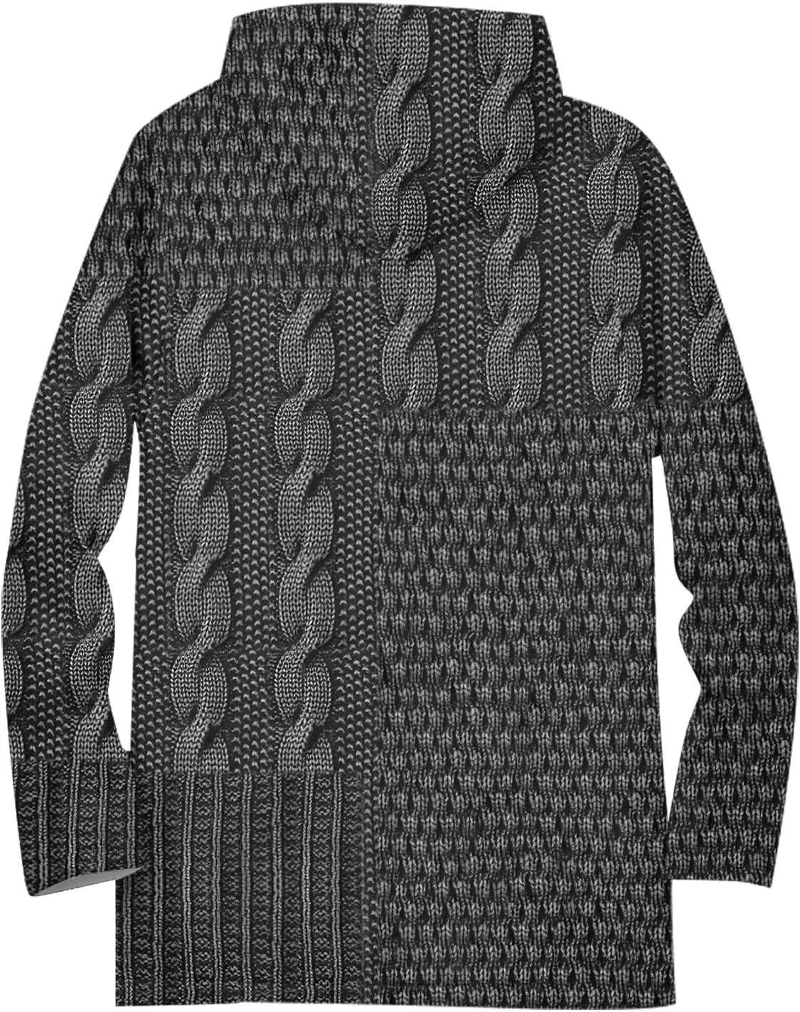 Mens Sherpa Hoodie Full-Zip Thermal Warm Hooded Thick Heavyweight Fleece Hoodies